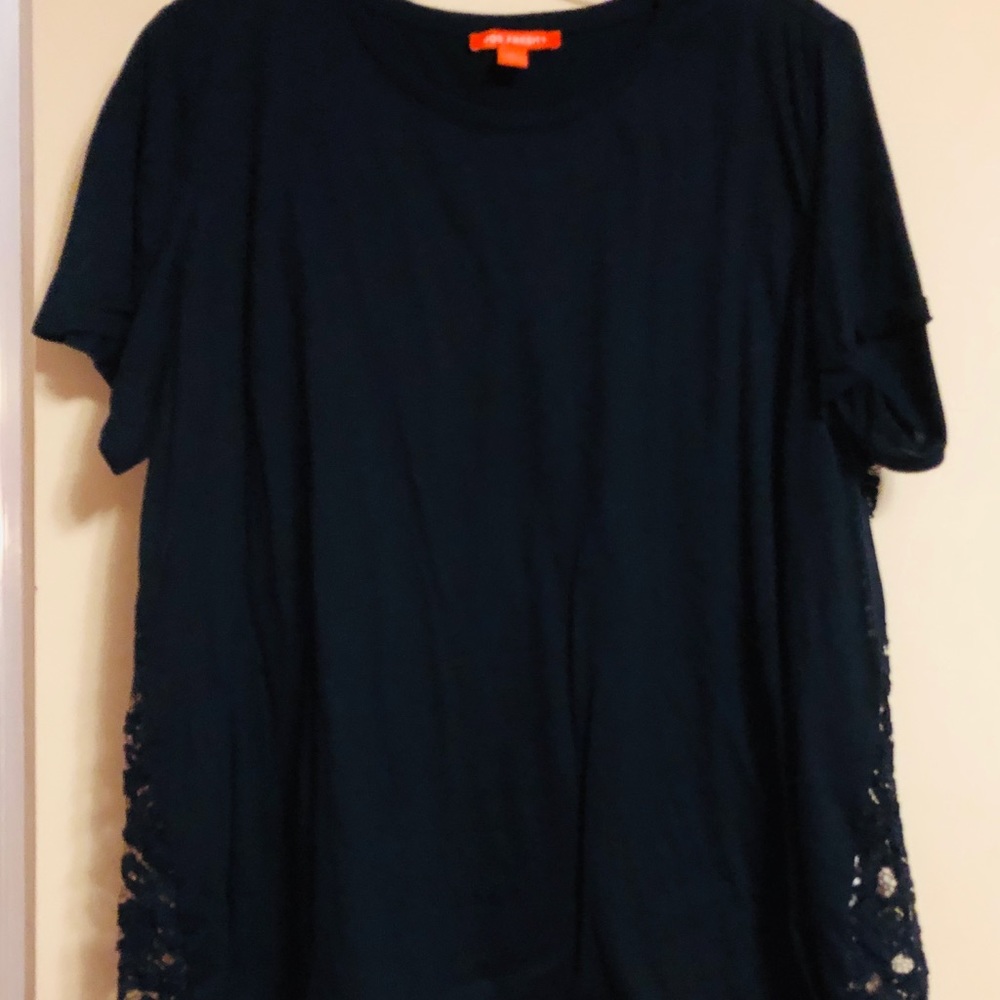 Lace back T-shirt